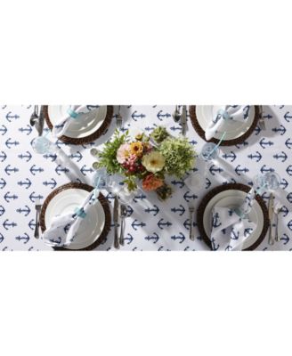 Anchors Print Outdoor Tablecloth, 60" x 84"