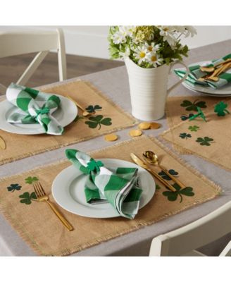 Shamrock Jute Placemat, Set of 6
