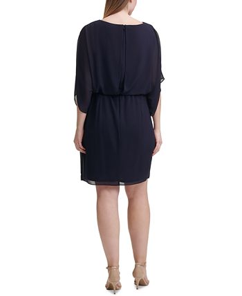Jessica Howard Plus Size Blouson A Line Dress Macy s