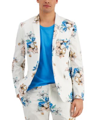 macys mens floral suit