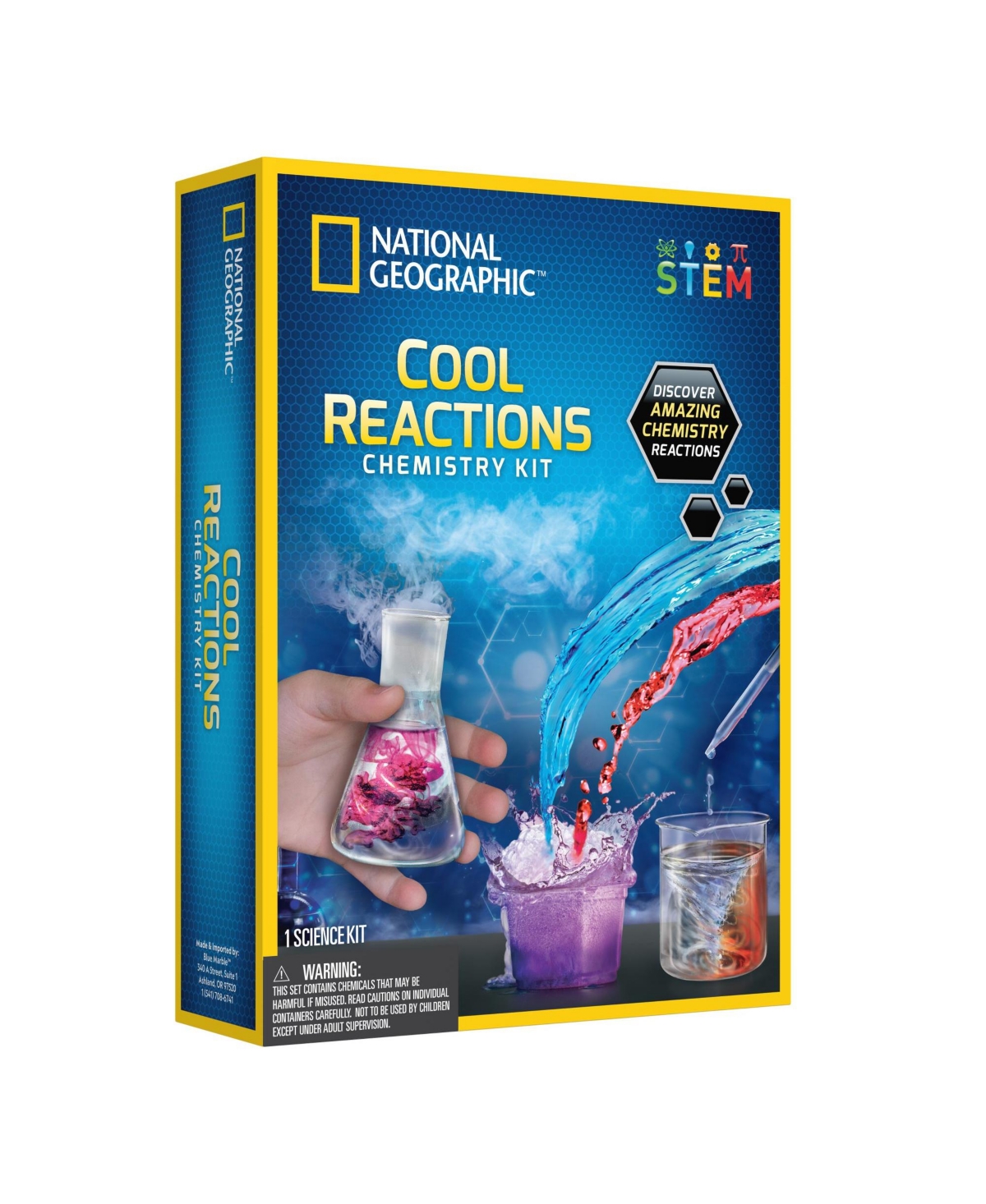 National Geographic Cool Reactions Chemistry Kit In N,a