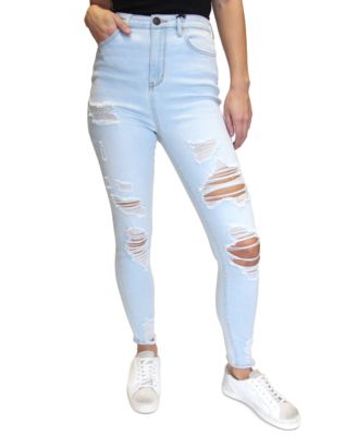 juniors distressed skinny jeans