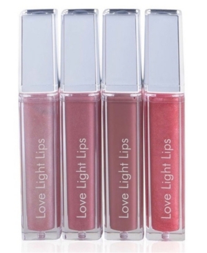 Love Light Cosmetics Lighted Lip Glosses, Pack Of 4 In Bliss, Peace, Grace And Compassion