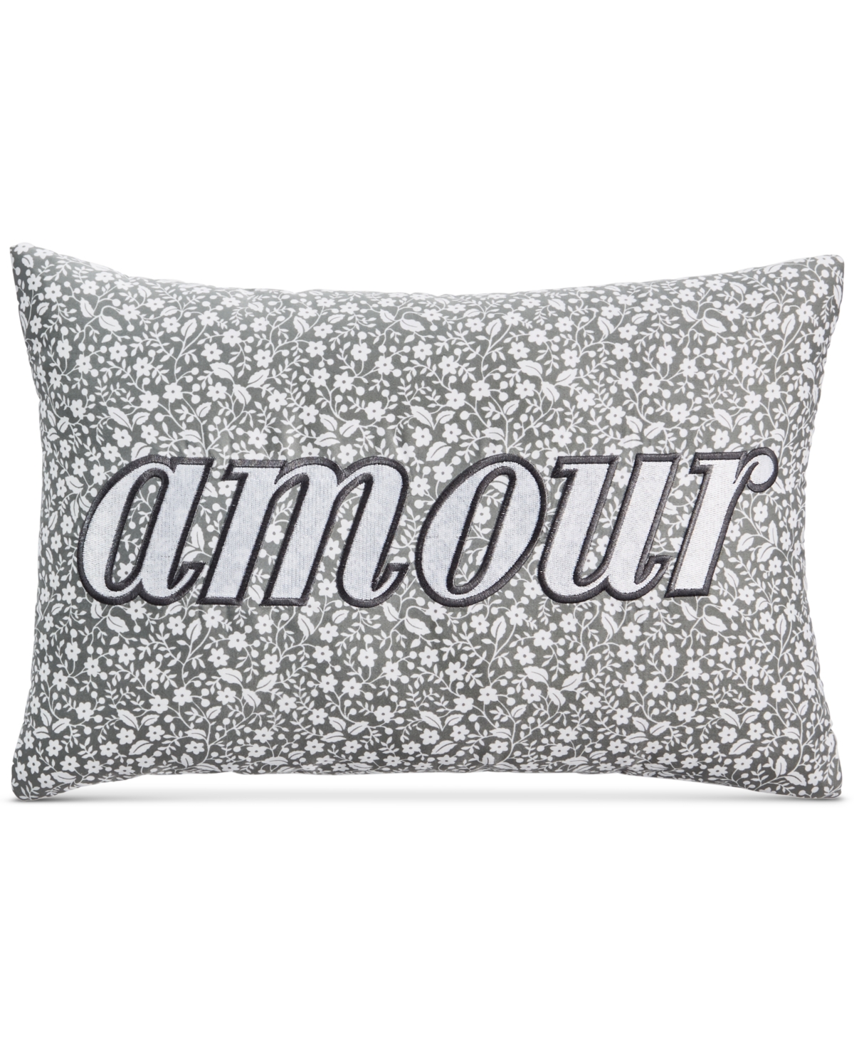Charter Club Damask Designs Amour Decorative Pillow, 12" x 18", Created for Macy's Bedding