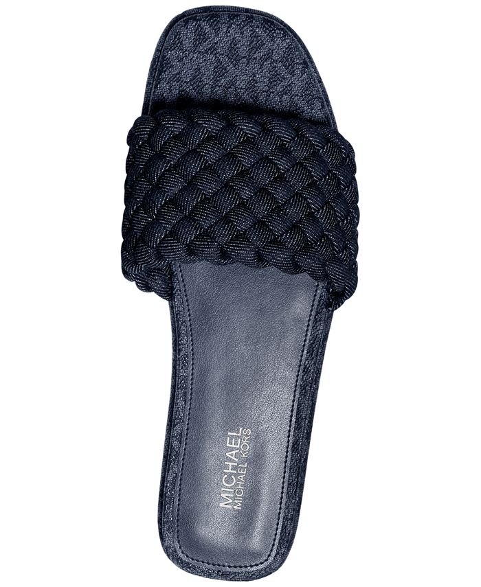 burgundy fluffy sliders