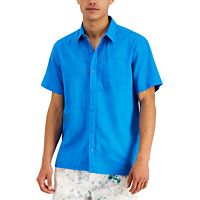 Sun + Stone Victor Regular-Fit Garment-Dyed Linen Men's Shirt