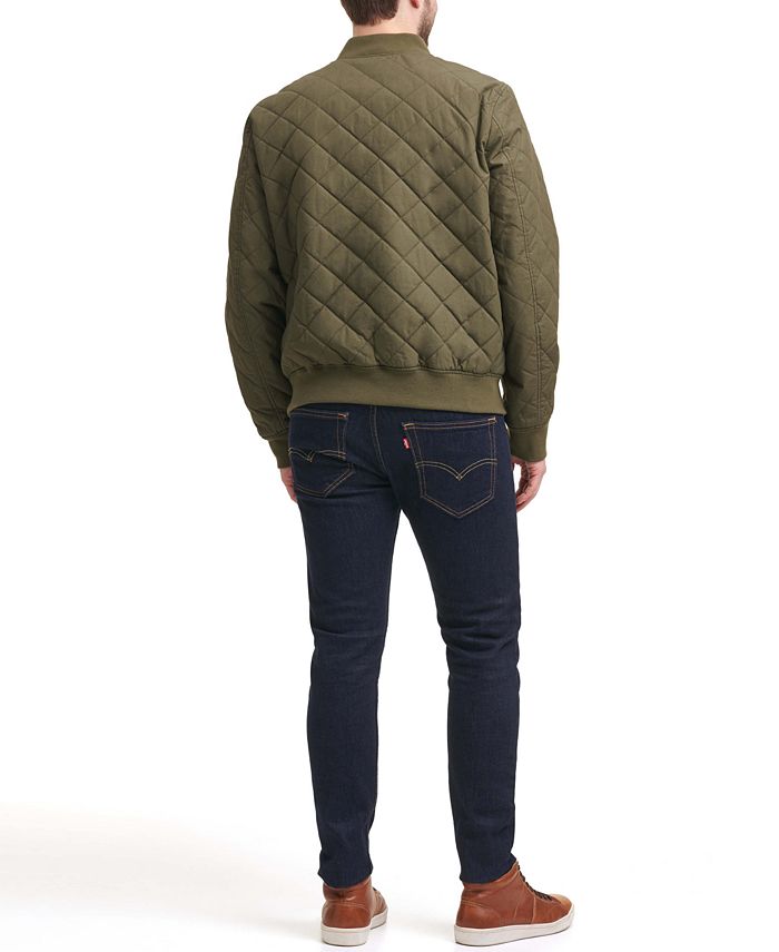 Levi's Men's Diamond Quilted Bomber Jacket & Reviews Coats & Jackets