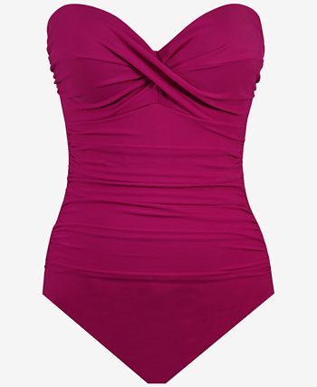 Miraclesuit Rock Solid Madrid One Piece Swimsuit - Macy's