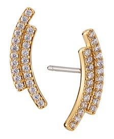 Double Bar Gold Tone Earrings, Created for Macy's