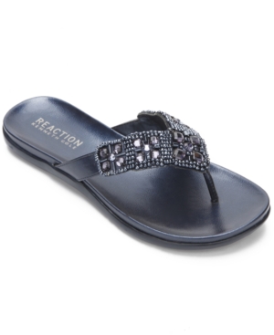 Kenneth Cole Reaction Women s Glamathon Flat Sandals Women s Shoes Smart Closet