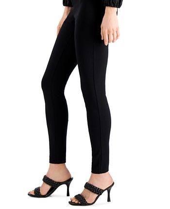 I.N.C. International Concepts Petite High-Waisted Ponté-Knit Curve Creator  Pants, Created for Macy's - Macy's