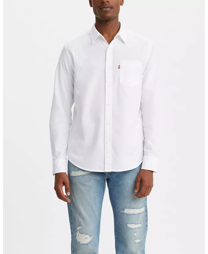 Men's Classic Pocket Regular-Fit Long-Sleeve Shirt