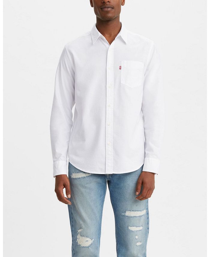 Levi's Men's 1 Pocket Regular-Fit Long Sleeve Shirt & Reviews - Casual Shirts - Men - Macy's