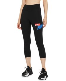 One Women's Cropped Graphic-Print Leggings