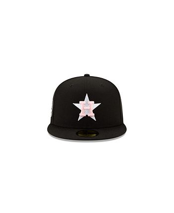 Houston Astros Black Cooperstown AC New Era 59Fifty Fitted