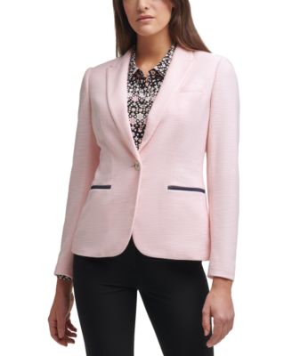 tommy hilfiger women's elbow patch blazer