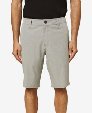 O'neill Men's Reserve Heather 21 Hybrid Shorts In Light Gray