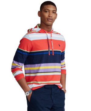 Polo Ralph Lauren Men's Striped Jersey Hooded T-Shirt