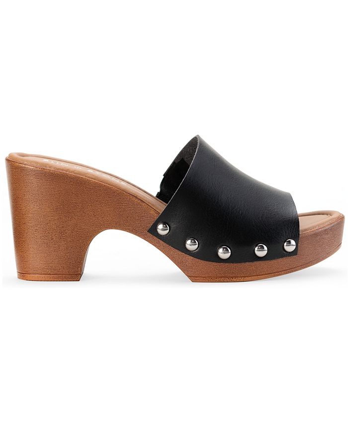 Sun + Stone Alina Studded Platform Sandals, Created for Macy's ...