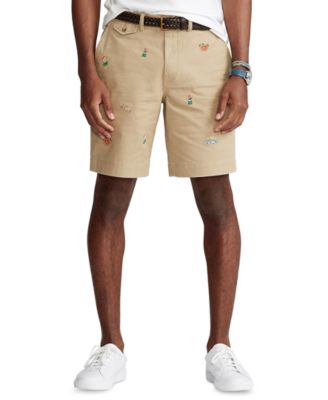 ralph lauren polo men's 9 inch classic fit chino shorts