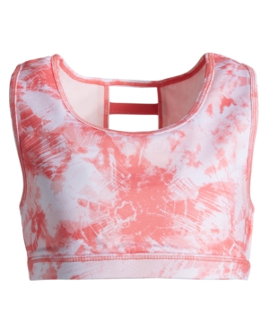 Ideology Big Girls Tab Back Sports Bra Created for Macy's