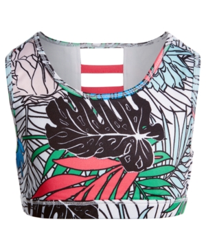 Ideology Big Girls Tab Back Sports Bra Created for Macy's