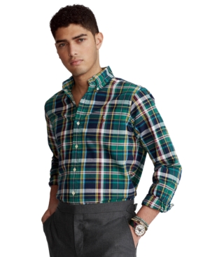 Polo Ralph Lauren Men's Classic-Fit Tattersall Oxford Shirt