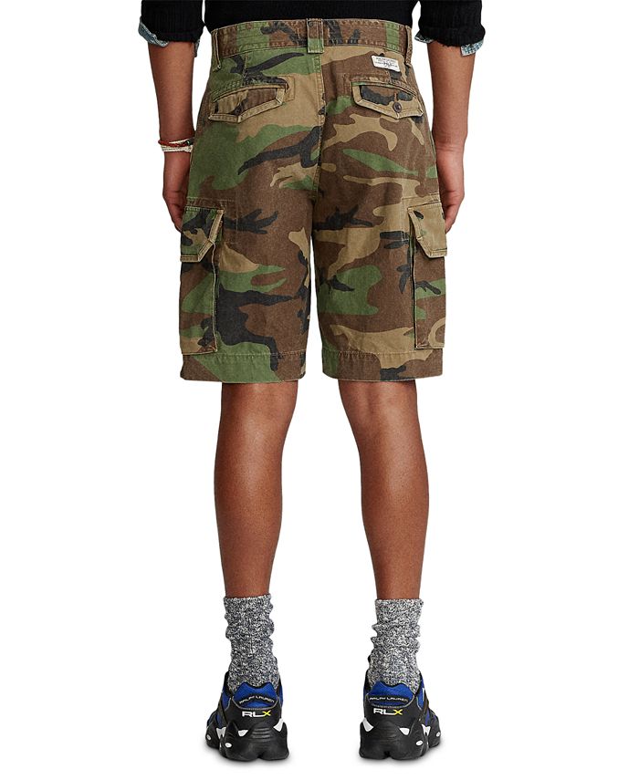 Men's 10.5 Relaxed Fit Camouflage Cotton Cargo Shorts