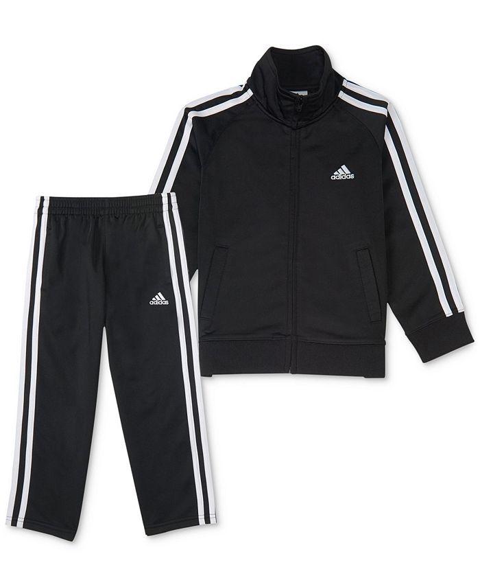 adidas Toddler and Little Boys Basic Jacket and Pants 2 Piece & Reviews - Activewear - Kids - Macy's