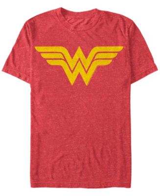 Fifth Sun Men's Wonder Woman One Color Logo Short Sleeve T-shirt - Macy's