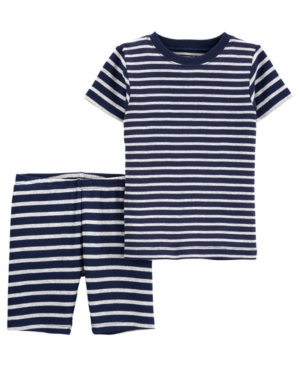 Baby Boys and Girls Striped Pajama Set 2 Pieces