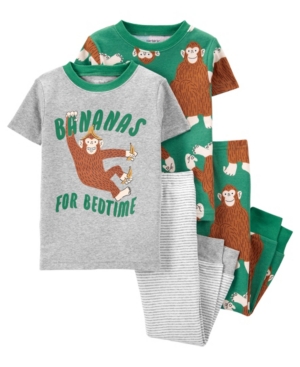 Carter's Baby Boy Gorilla 100% Snug Fit Cotton Pajamas