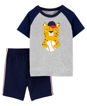 Carter's Baby Boys Leopard Basketball Tee and Short Set 2 Pieces