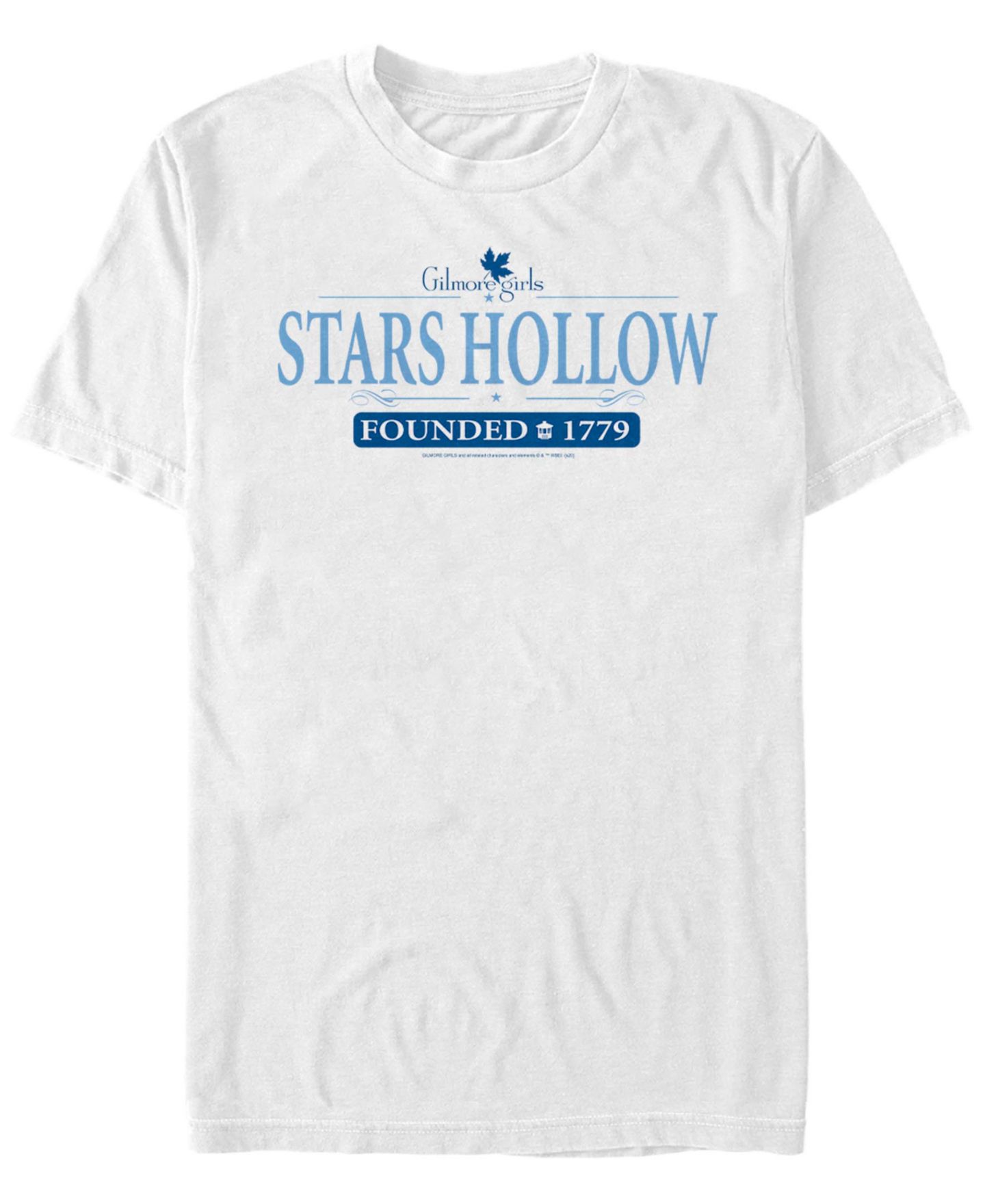 Мужская футболка Fifth Sun Gilmore Girls TV Stars Hollow Short Sleeve, цвет: Белый — фото 1