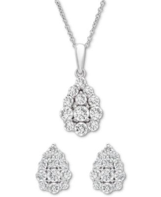 Platinum By Wrapped In Love Diamond Cluster Jewelry Collection