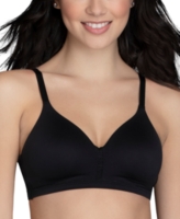 Vanity Fair Women's Beyond Comfort Full Coverage Wirefree Bra 72282 - Mid Black