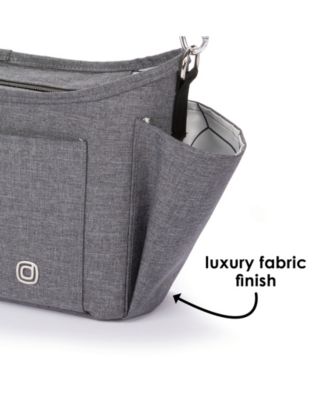 Buggy Buddy XL Universal Stroller Organizer with Cup Holders, Secure Attachment, Zip Pockets