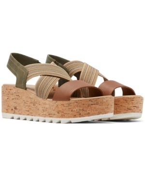 Sorel Women's Cameron Flatform Slingback Sandals Women's Shoes