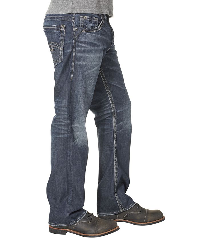 Silver Jeans Co. Men's Dark Indigo Rinse Straight leg jeans & Reviews ...