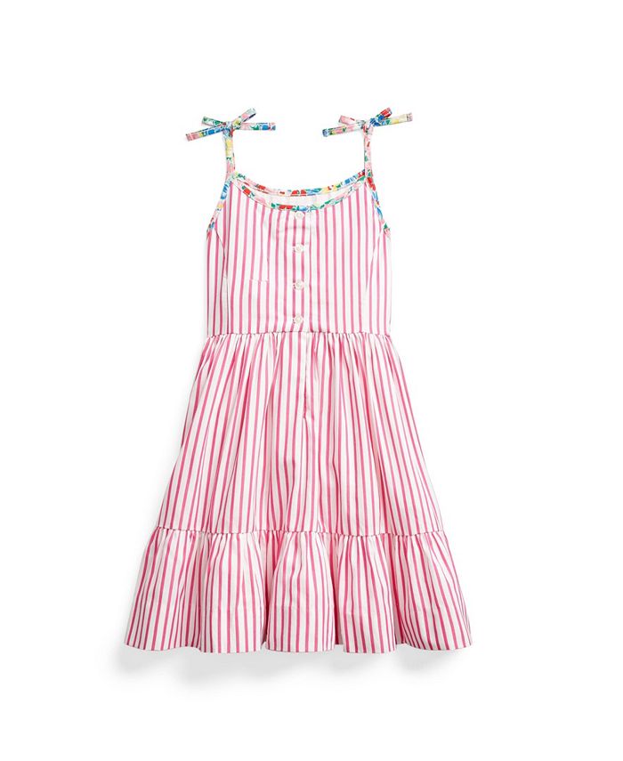 Polo Ralph Lauren Toddler Girls Striped Dress - Macy's