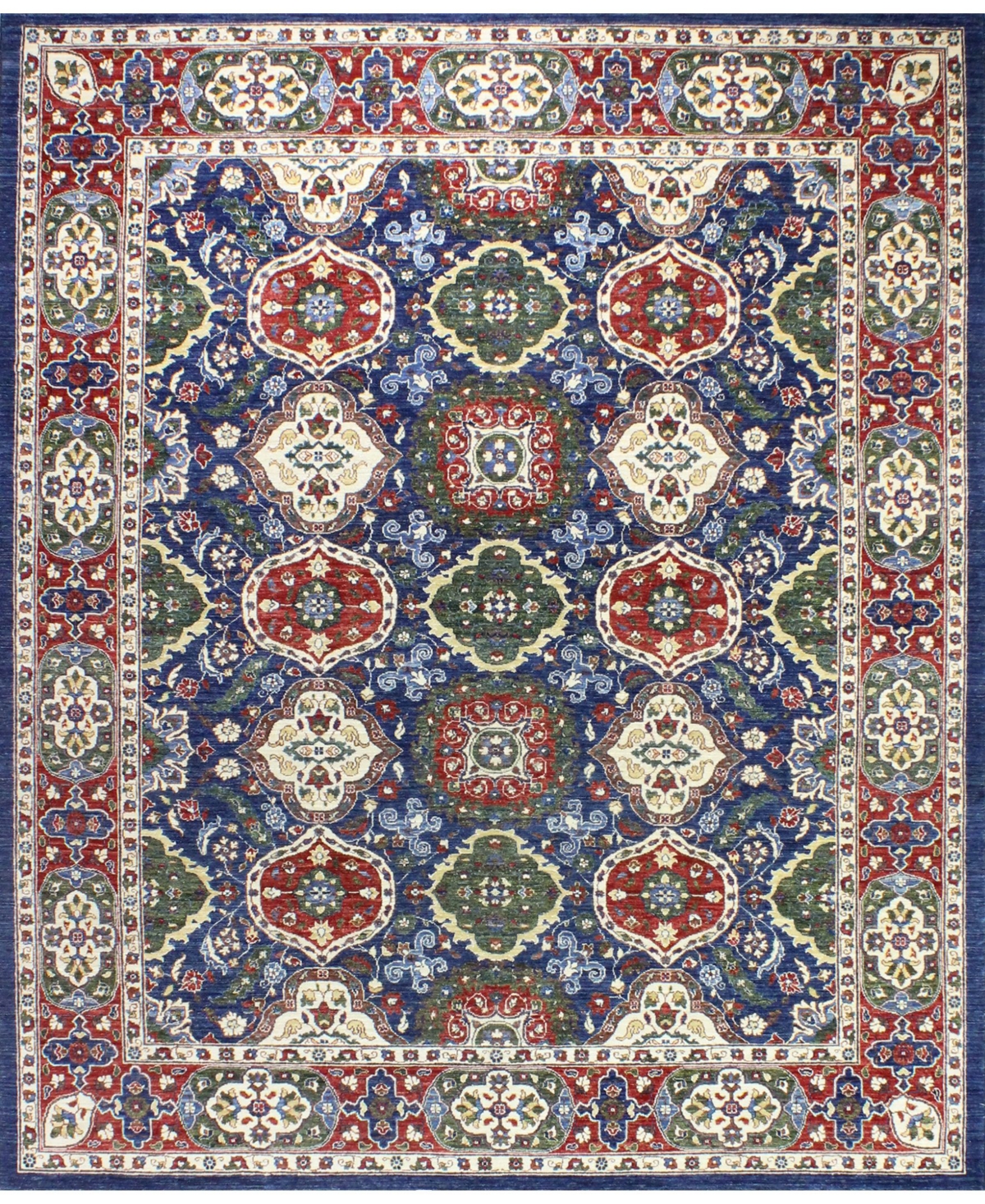 Bb Rugs One of a Kind Mansehra 8'2in x 9'9in Area Rug - Blue