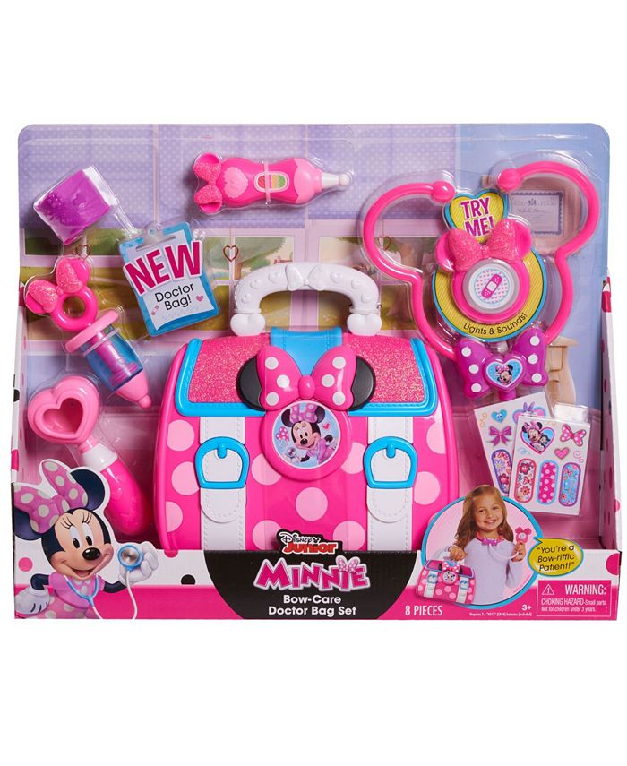  Disney Junior Minnie Mouse Happy Helpers Bag Set, Officially  Licensed Kids Toys for Ages 3 Up by Just Play : Everything Else