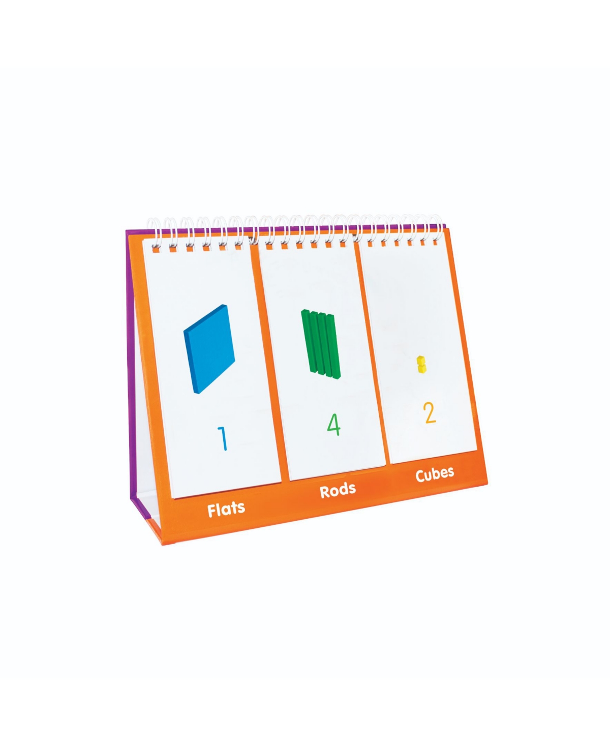 Redbox Junior Learning Base Ten Educational Flip Card Set In Open Misce