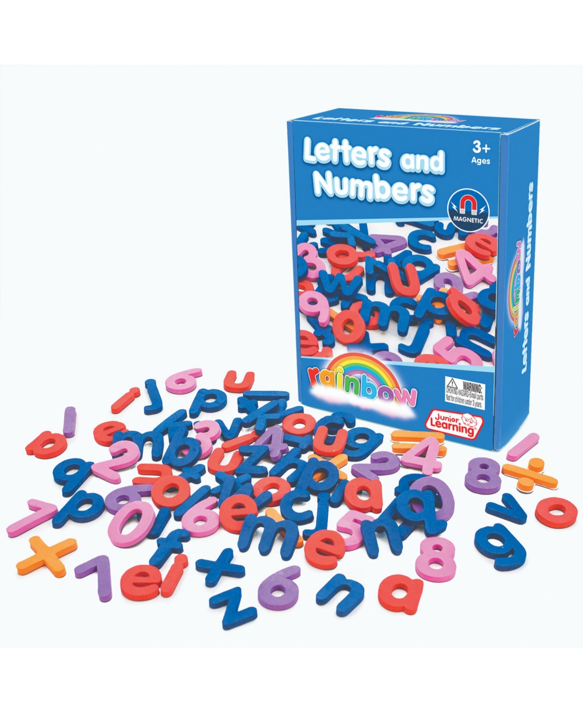 Redbox Junior Learning Rainbow Letters And Numbers Magnetic Activities Learning Set In Open Misce