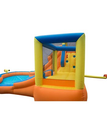 Banzai Inflatable Slide 'N Bounce Splash Park Water Park & Reviews - All  Toys - Macy's