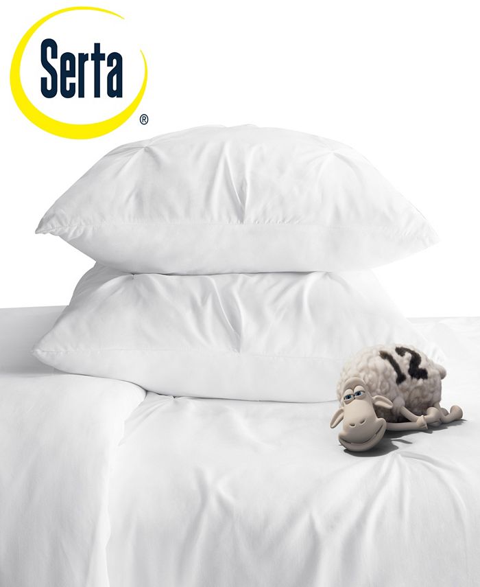 Serta Simply Clean Antimicrobial Pleated King Duvet Set,3 Piece Macy's