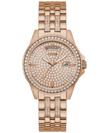 Women's Rose Gold-Tone Stainless Steel Bracelet Watch 38mm