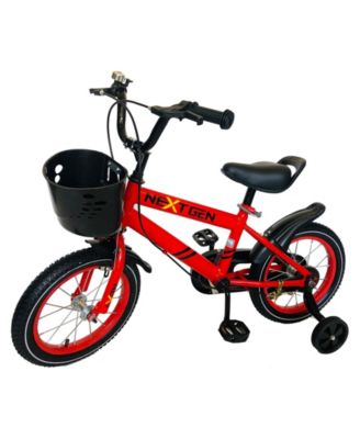 NextGen 10" Children's Bike - Basket, Removable Training Wheels and Sturdy Steel Frame