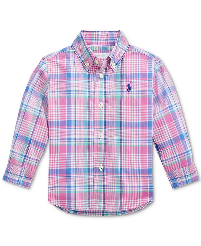 Polo Ralph Lauren Ralph Lauren Baby Boys Plaid Cotton Poplin Shirt