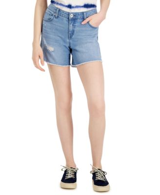 Style & Co - Fray-Hem Denim Shorts